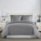 Luxe Microfiber Duvet Set, Grey