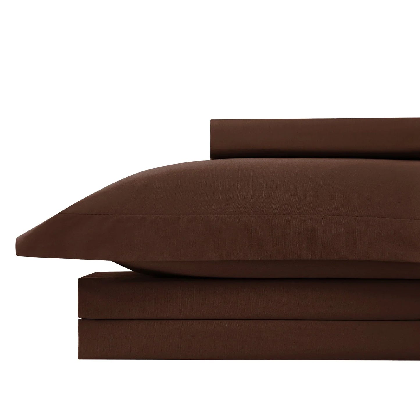 Luxe Microfiber Duvet Set, Brown