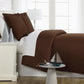 Luxe Microfiber Duvet Set, Brown