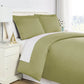 Luxe Microfiber Duvet Set, Sage Green