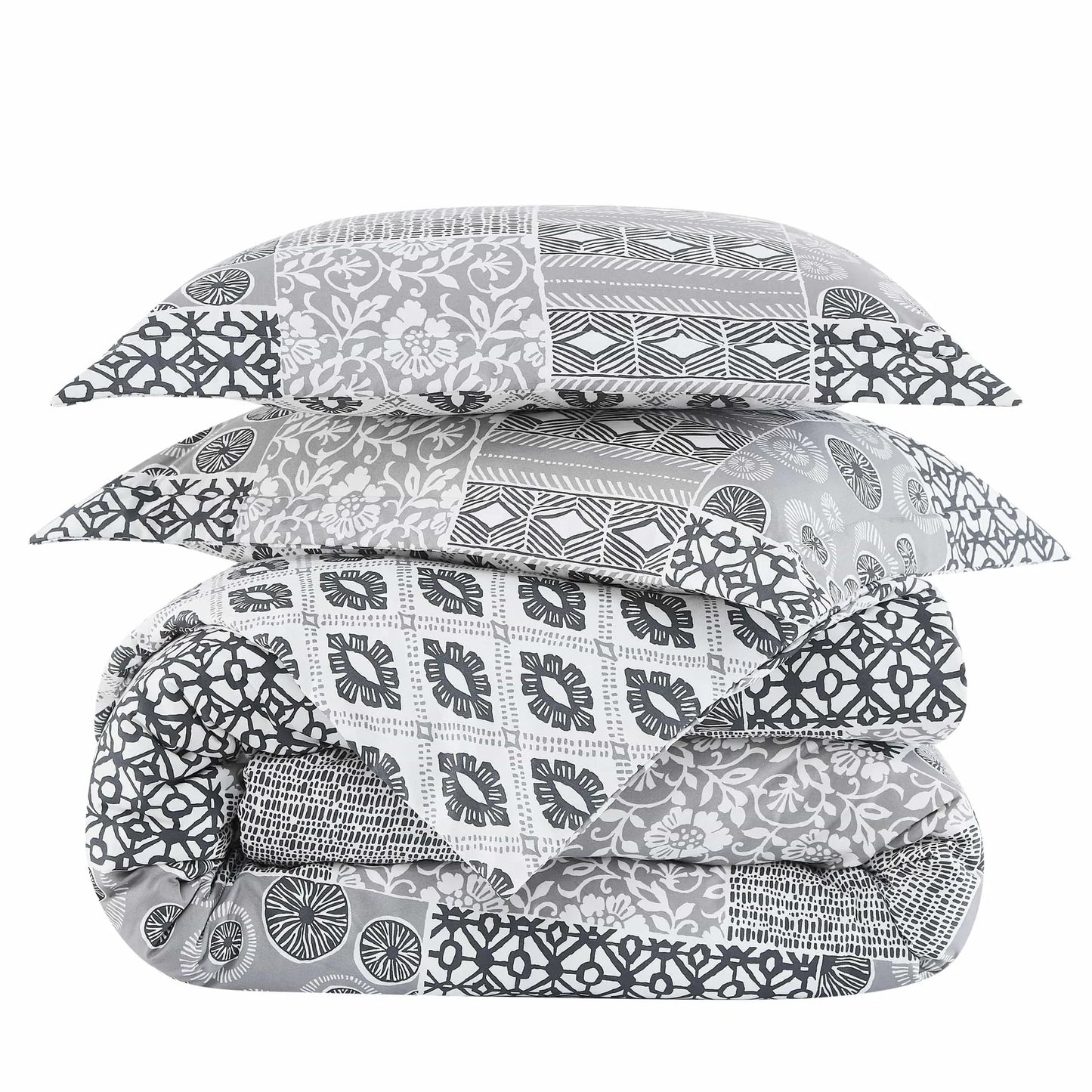 Global Comforter Set, Grey