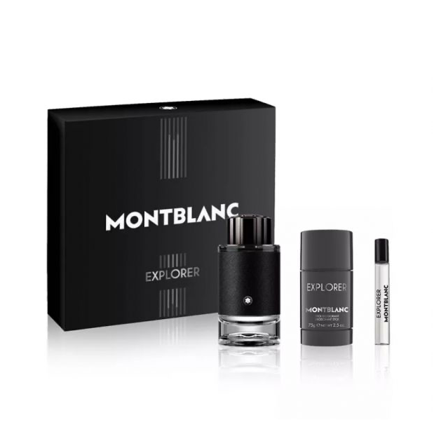 MONT BLANC - Explorer 3 Piece Gift Set