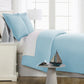 Luxe Microfiber Duvet Set, Light Blue