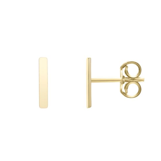 Initial Stud Earrings