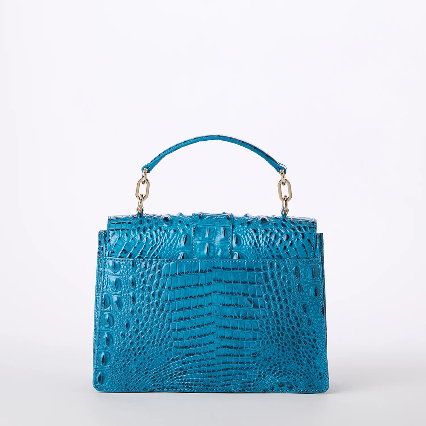 Brahmin Melbourne Collection Small Hallie Satchel, Vibrant Azure