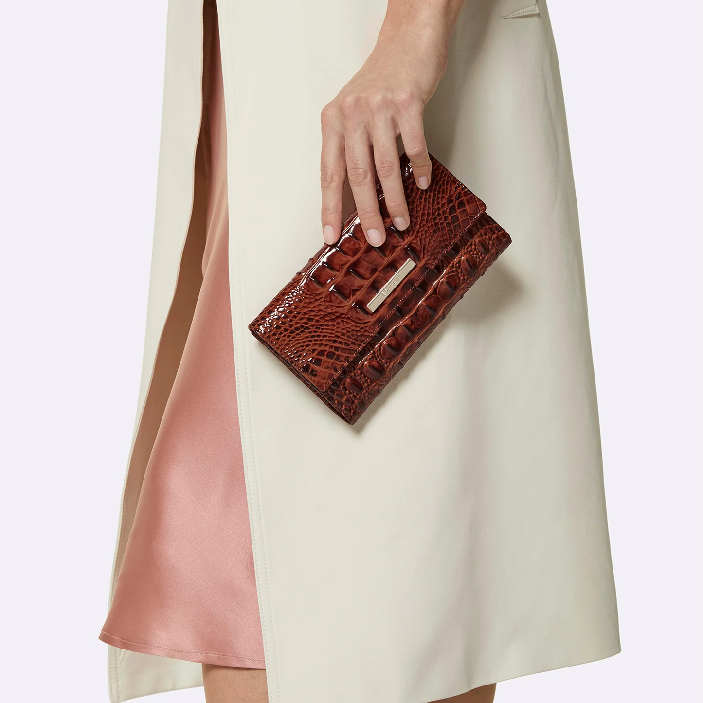 Brahmin Melbourne Collection Cordelia Wallet, Rose Water