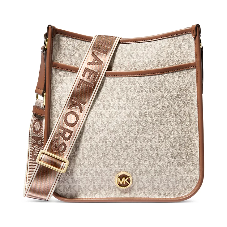 Michael Kors Luisa Large Crossbody, Vanilla Signature