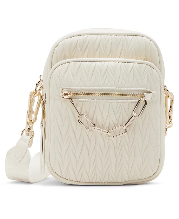 Steve Madden Damien Crossbody Bag, Chalk