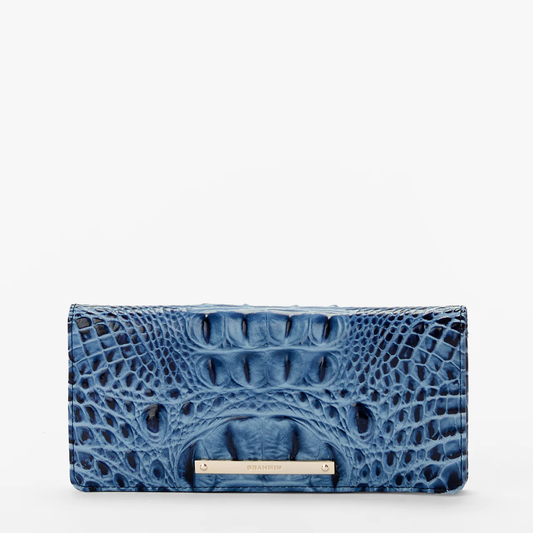 Brahmin Melbourne Collection Ady Wallet, Blue Serenade