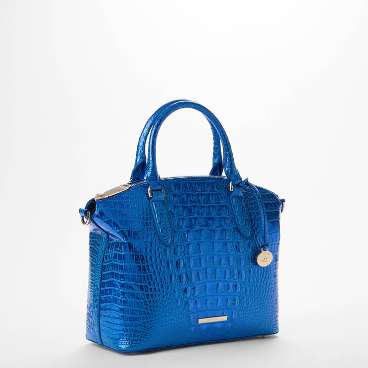 Brahmin Melbourne Collection Duxbury Satchel, Cobalt Potion