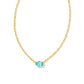 Kendra Scott Cailin Pendant, Aqua Crystal