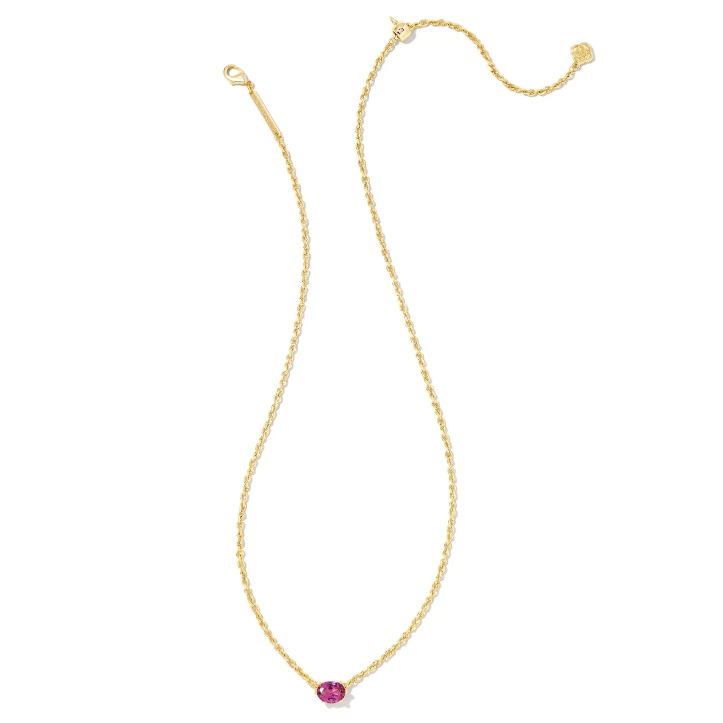 Kendra Scott Cailin Pendant, Purple Crystal