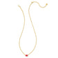 Kendra Scott Cailin Pendant, Red Crystal