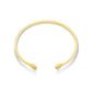 Kendra Scott Grayson White Crystal Cuff Bracelet, Gold