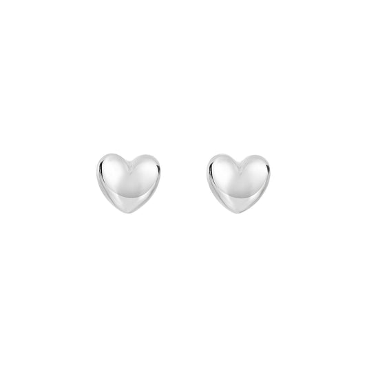 14K Small Heart Earrings